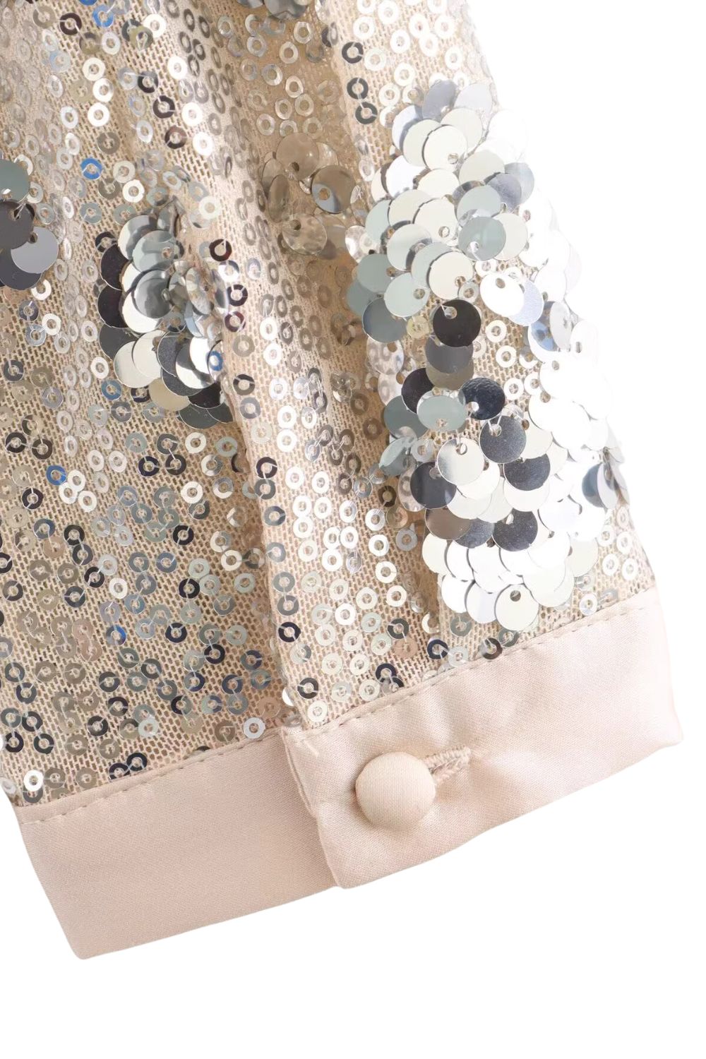 'Madelyn' Sequined Long Sleeve Blouse