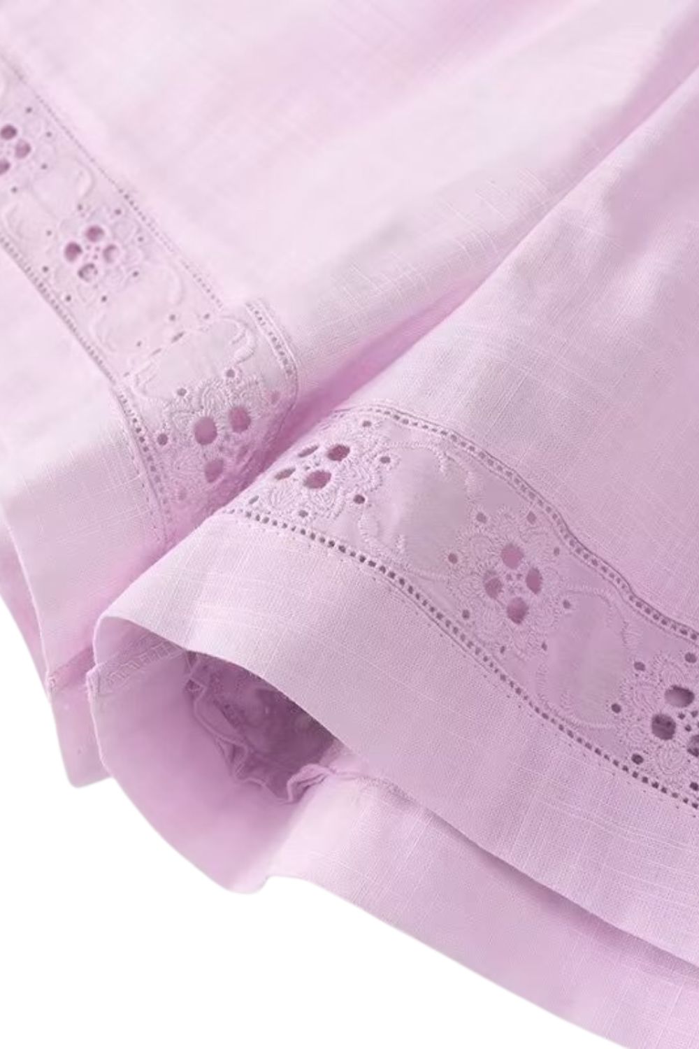 ‘Brianna’ Lace-up Short Sleeve Short Set