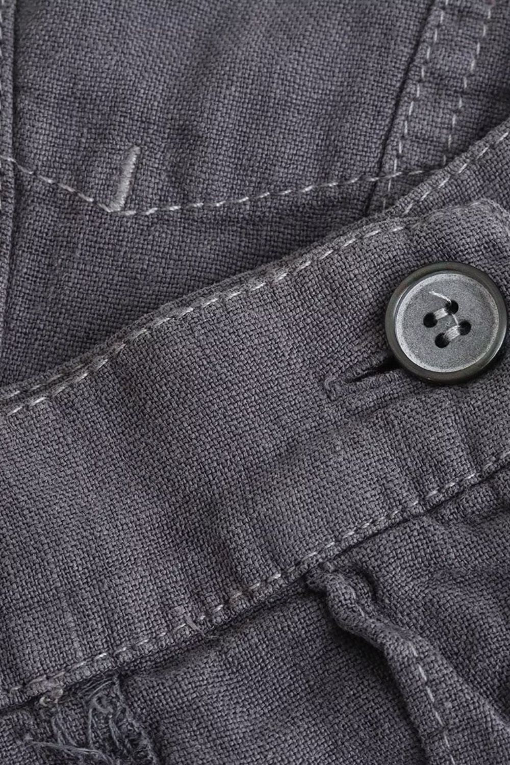 'Robert' Linen Stitched Decorative Vest