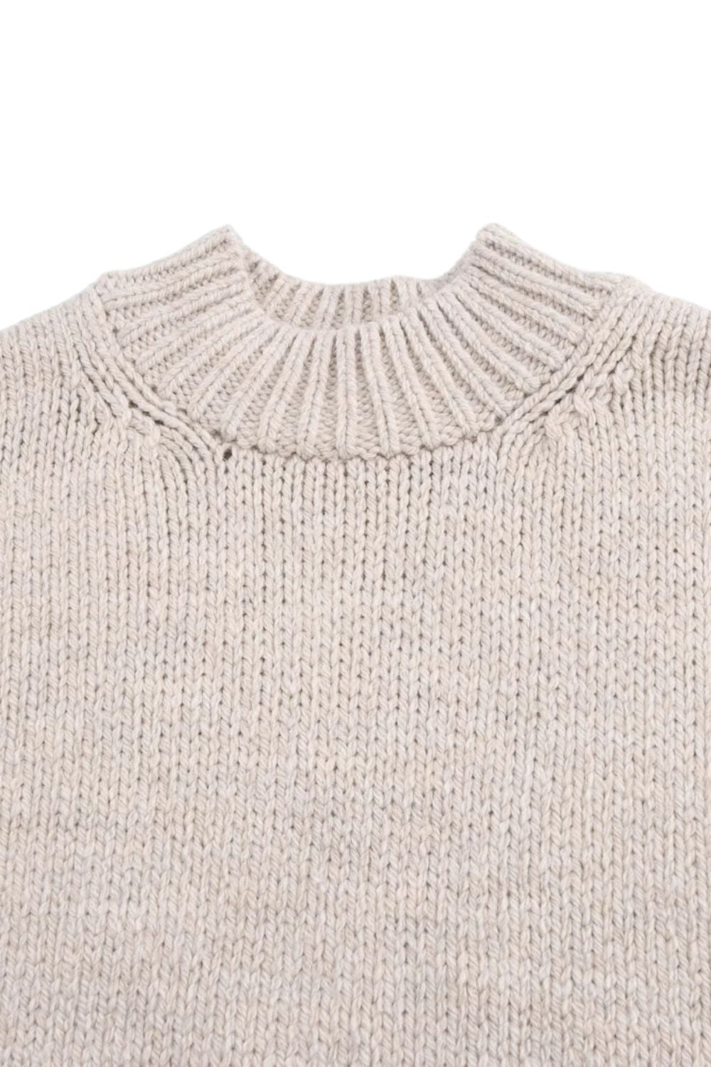 ‘Alexa’ Casual Striped Tassel Knit Top