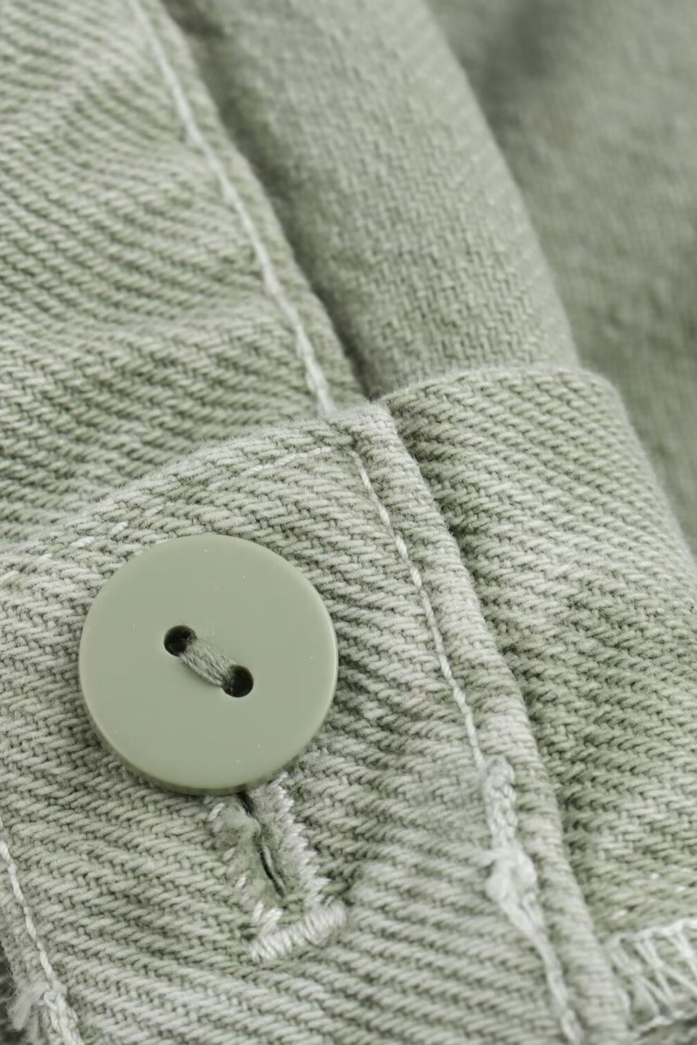 ‘Harper’ Double-Breasted Denim Skirt Pants(2 Colors)