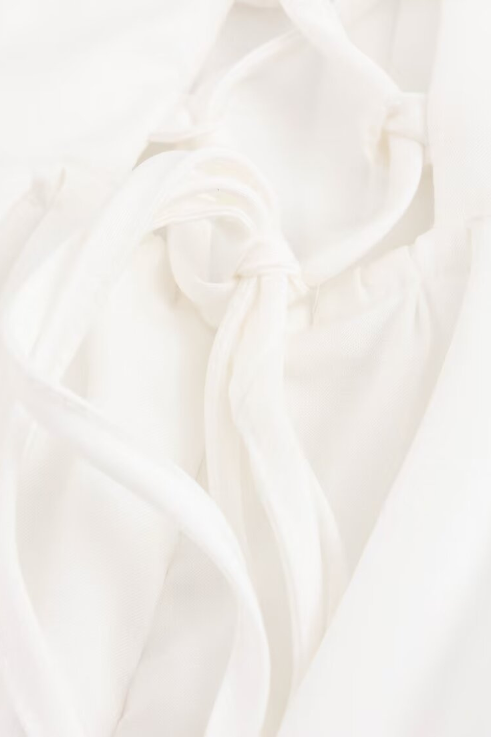 'Lottie' Tie-Strap Puffy Short Dress