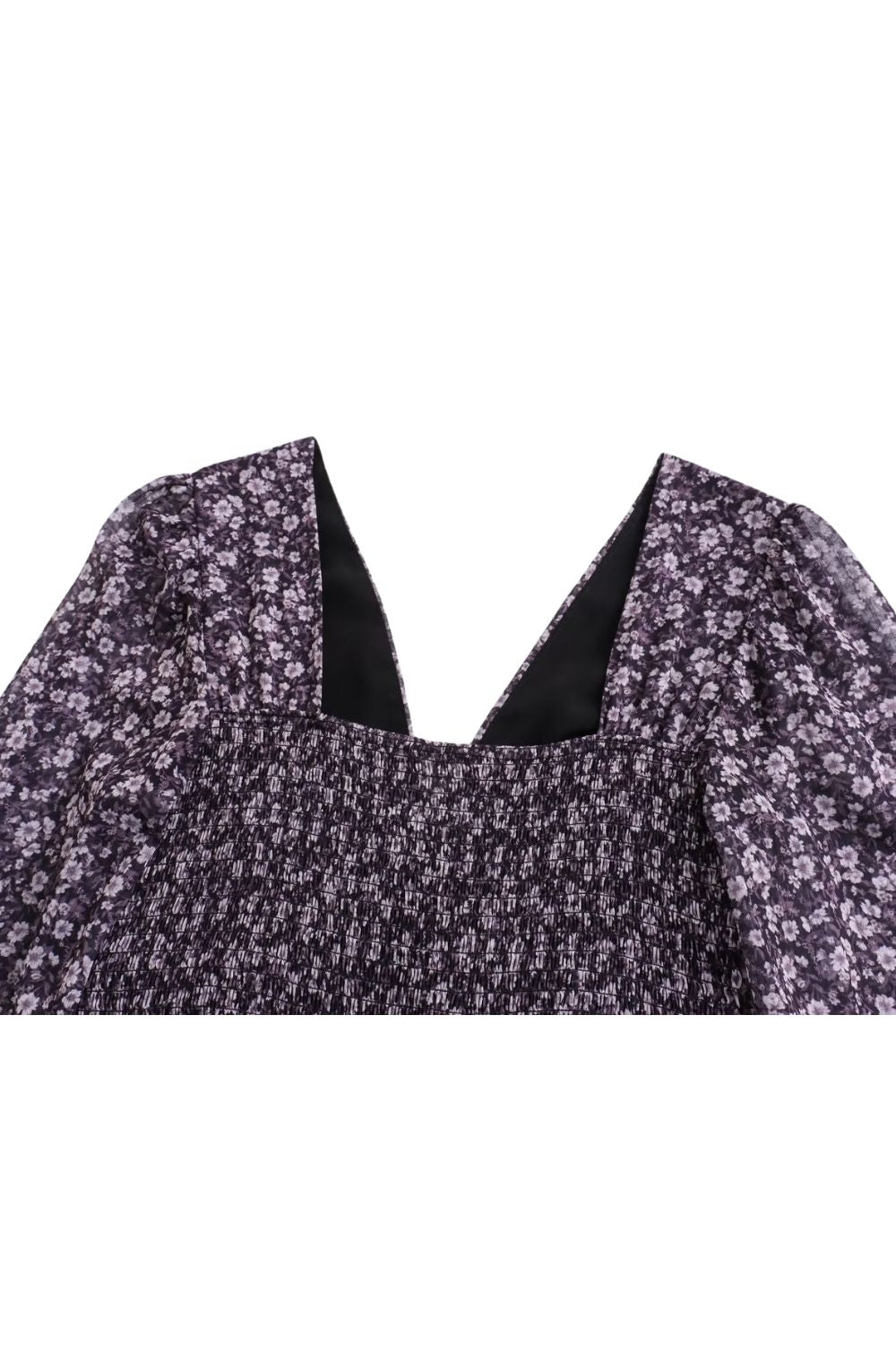 'Aria' Floral Print V-neck Tiered Miidi Dress