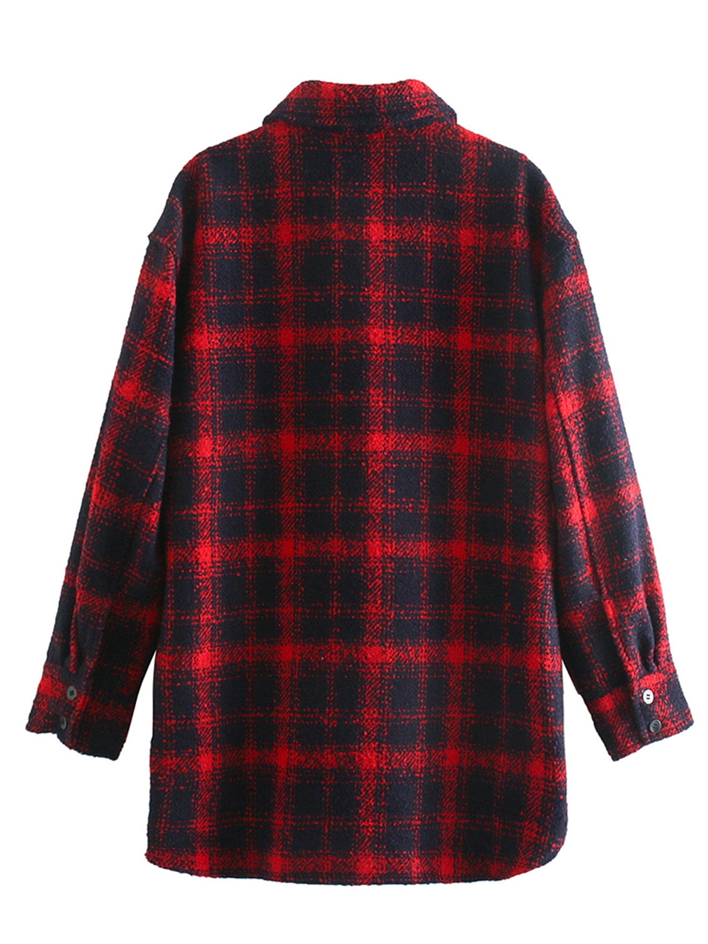 'Fatima' Thick Plaid Shirt with Pockets (3 Colors)
