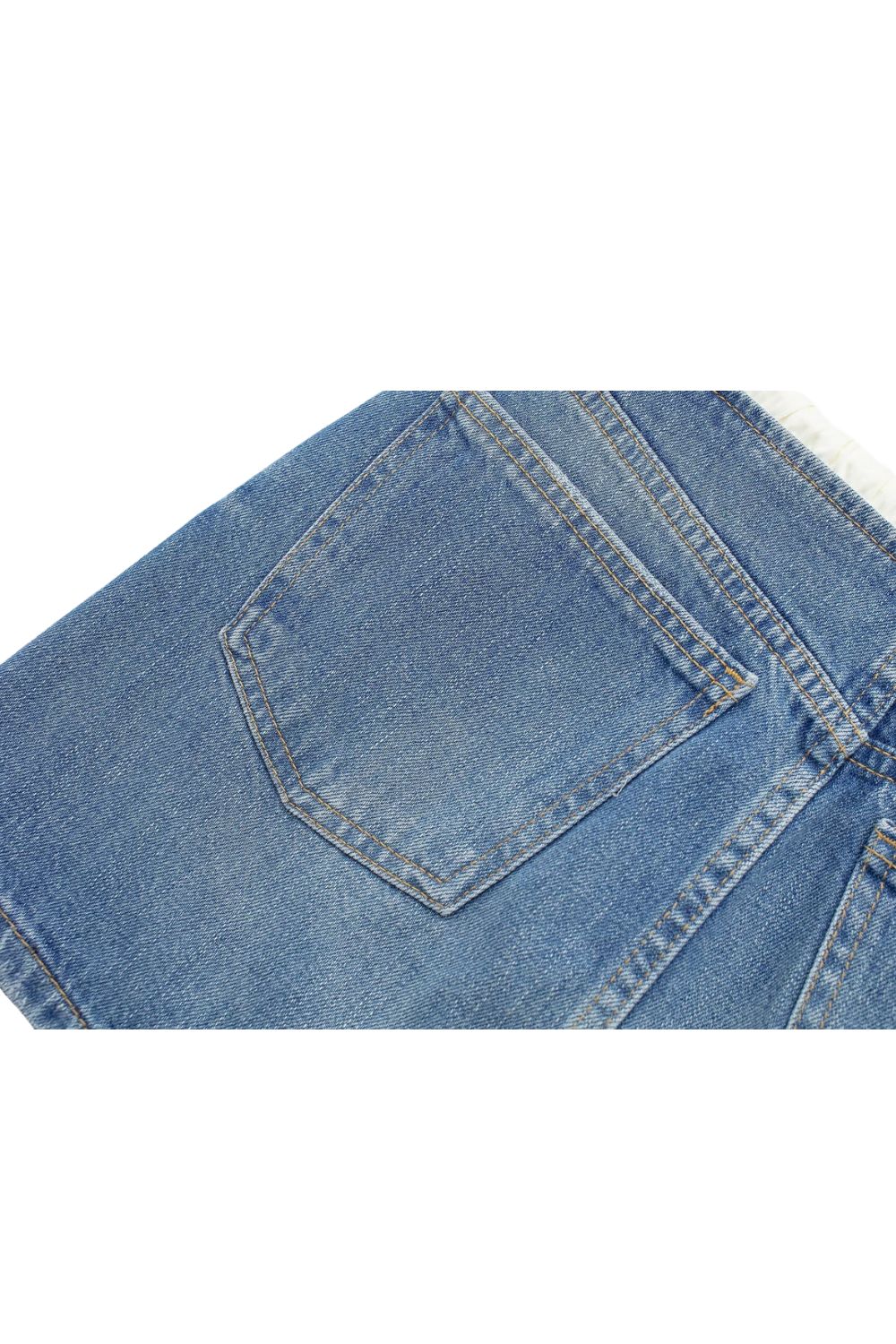 ‘Millie’ Denim Patchwork Skirt