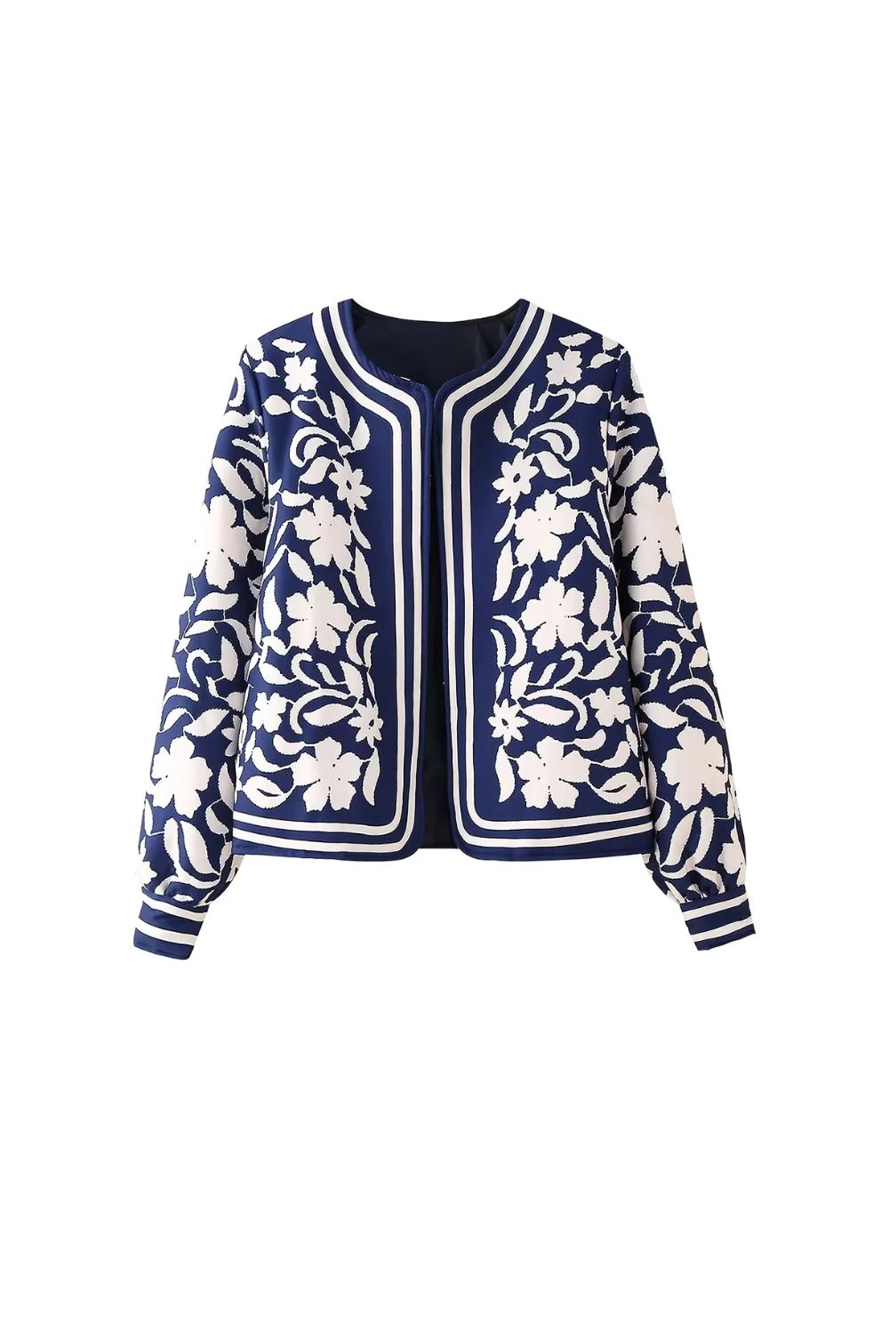 Carol' Ethnic-Style Printed Cotton Puffer Jacket – Goodnight Macaroon