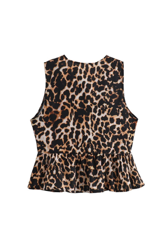 ' Anthony' Sleeveless Bow-Tie Waist Belt Vest