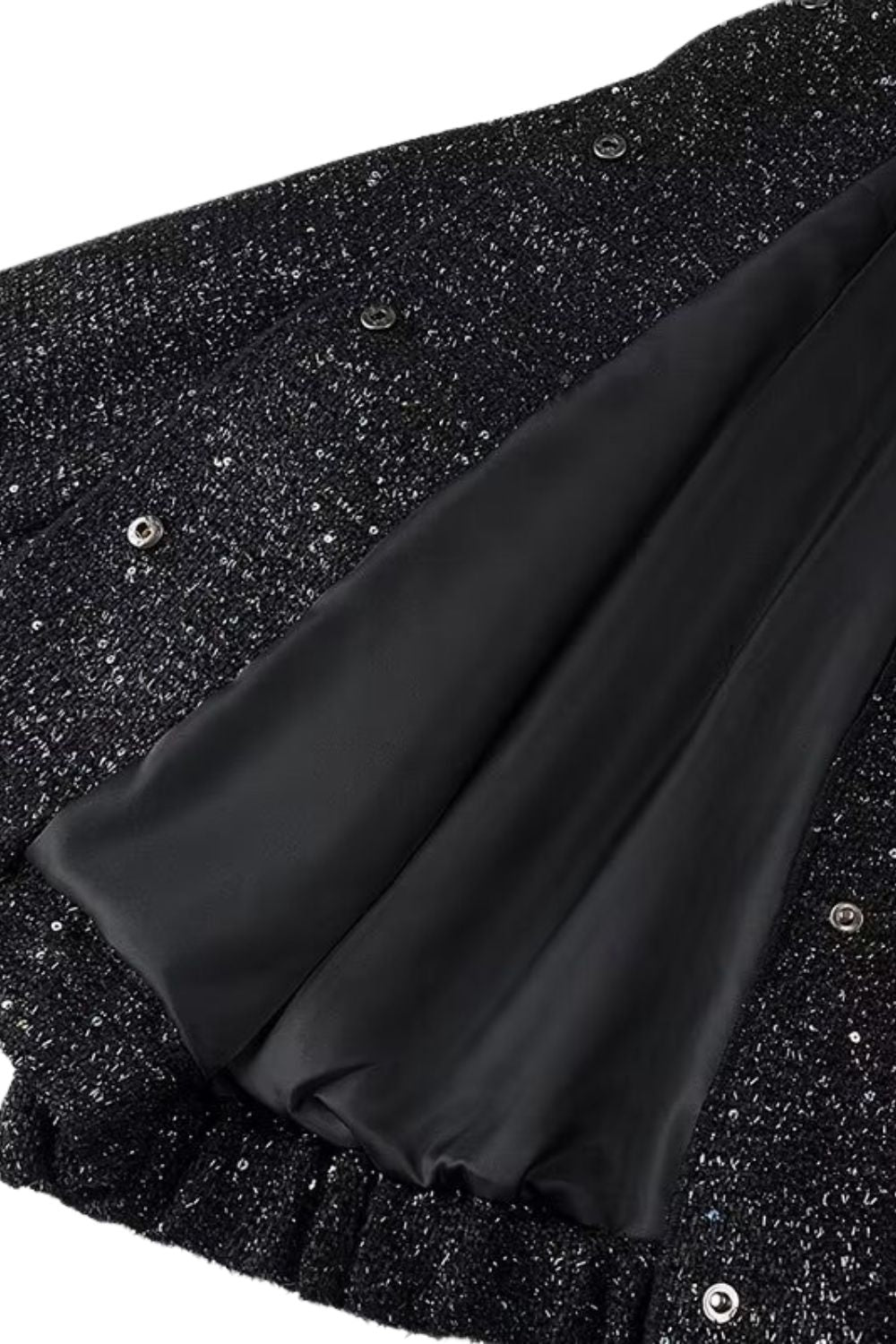 'Jordan' Sequin Trimmed Casual Jacket