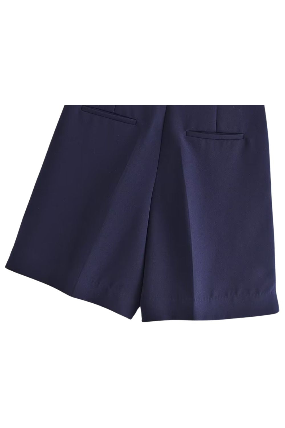 ‘Layla’ Gold-Buttoned Blazer & High-Waist Shorts (Sold Separately)