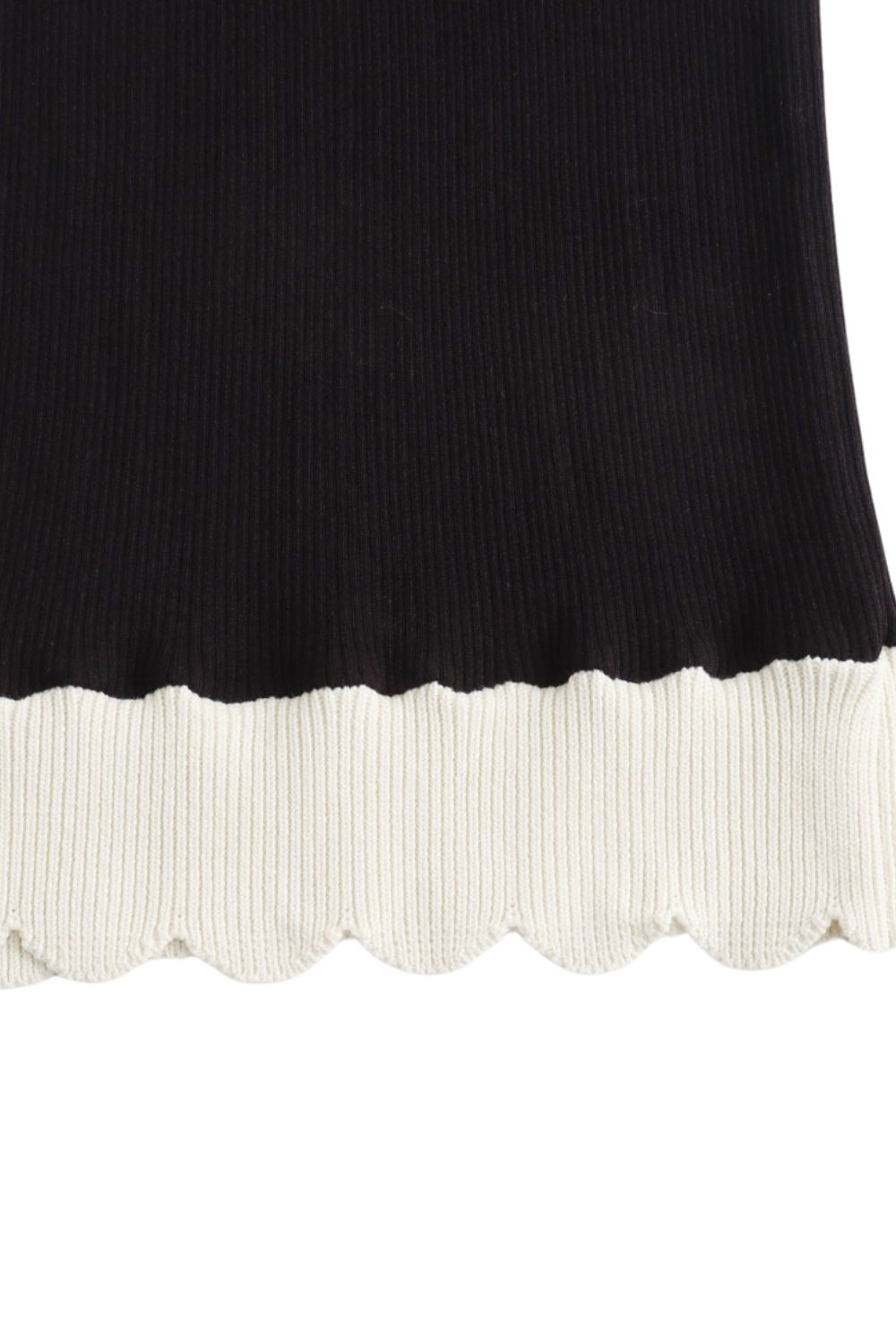 ‘Bella’ Round-Neck Knit Vest & Skirt Set (Sold Separately)