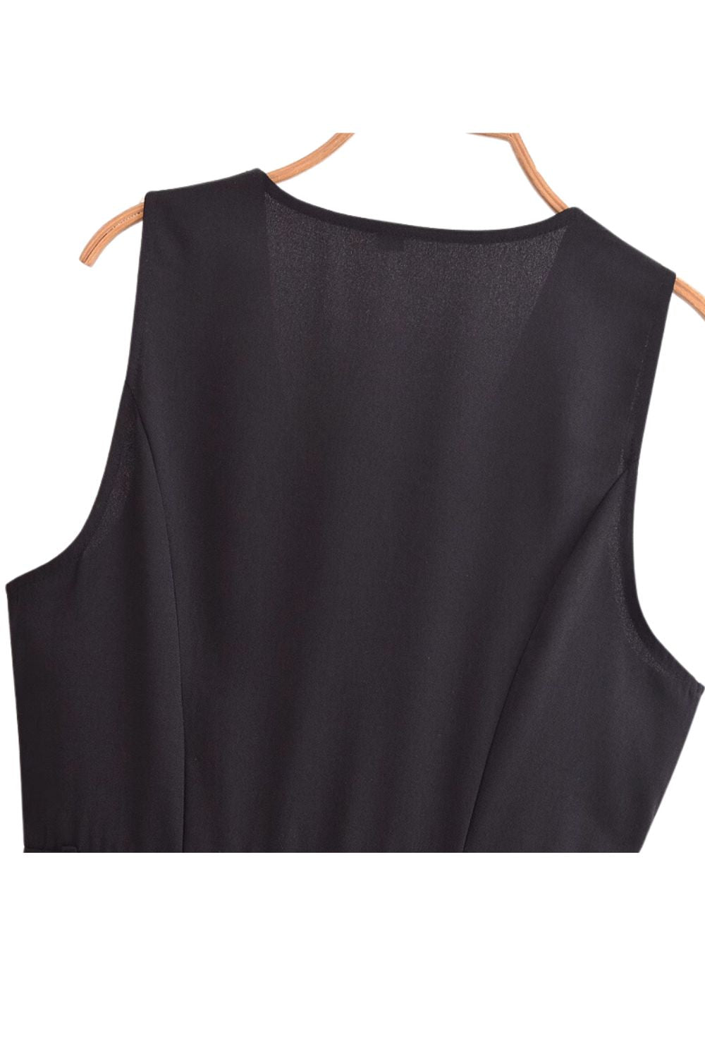 'Maria' V-Neck Belted Short Jumpsuit