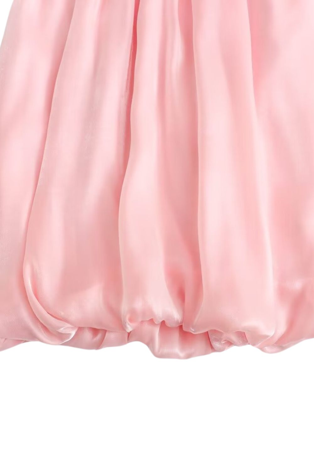 ‘Mia’ Pink Halter Puff Dress