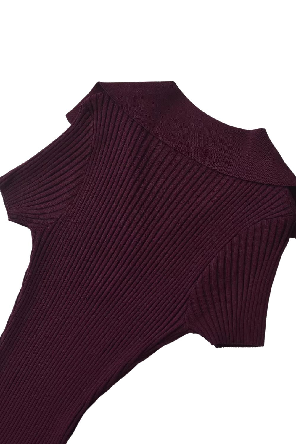 'Kaylee' Slimming Rib-Knit Long Dress