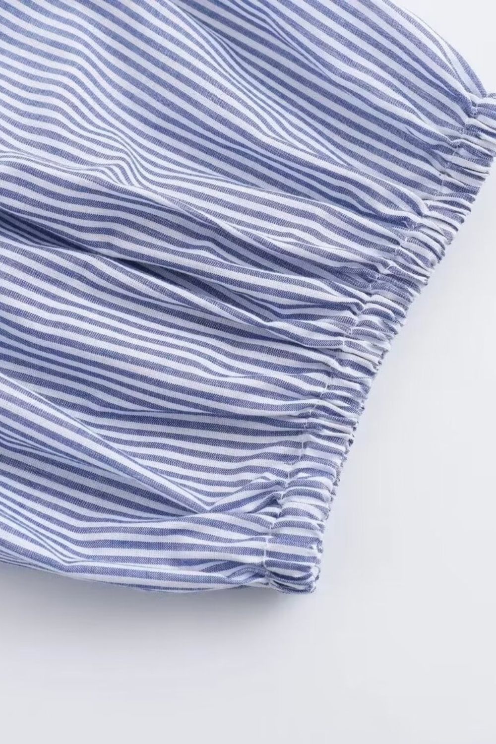 'Zoe' Cutwork Embroidered Striped Dress