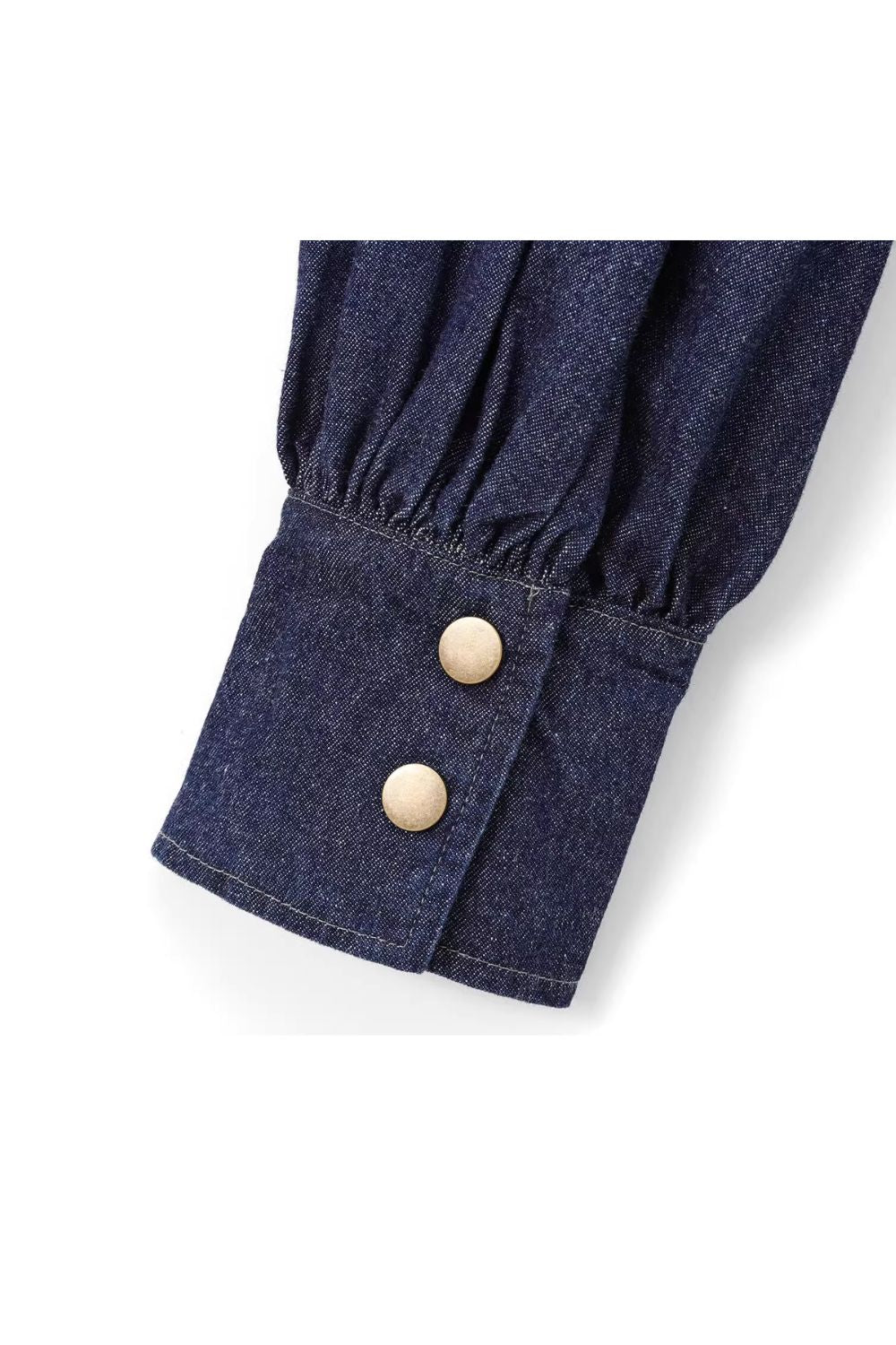 'Mayte 'Tie-Bow Denim Shirt