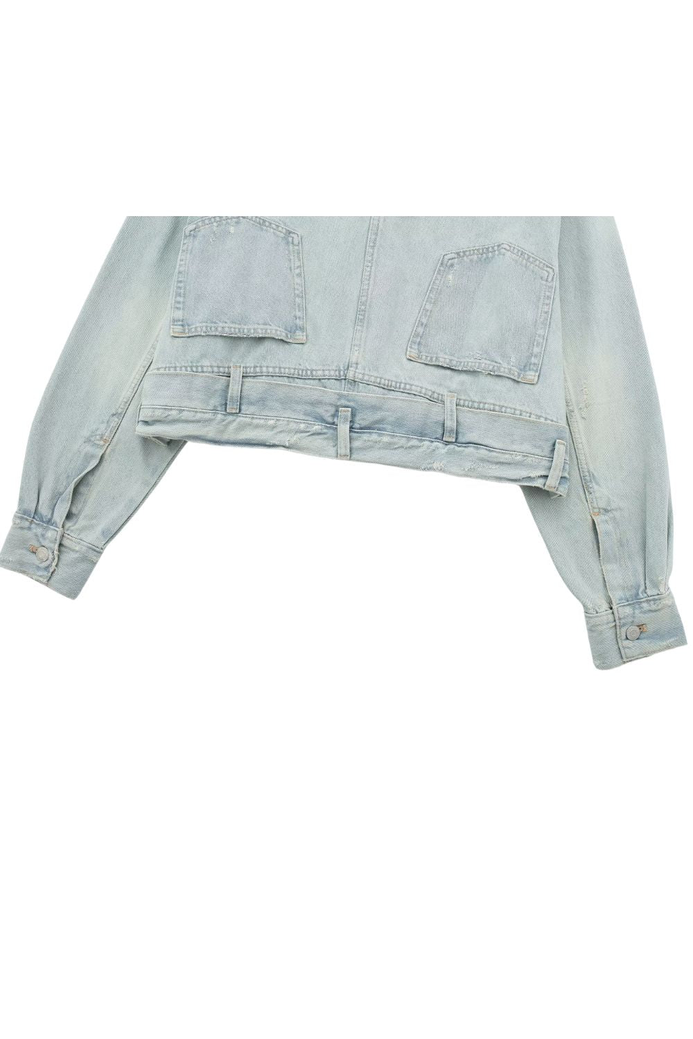 'Kaylee' Waist-Cinching Denim Jacket