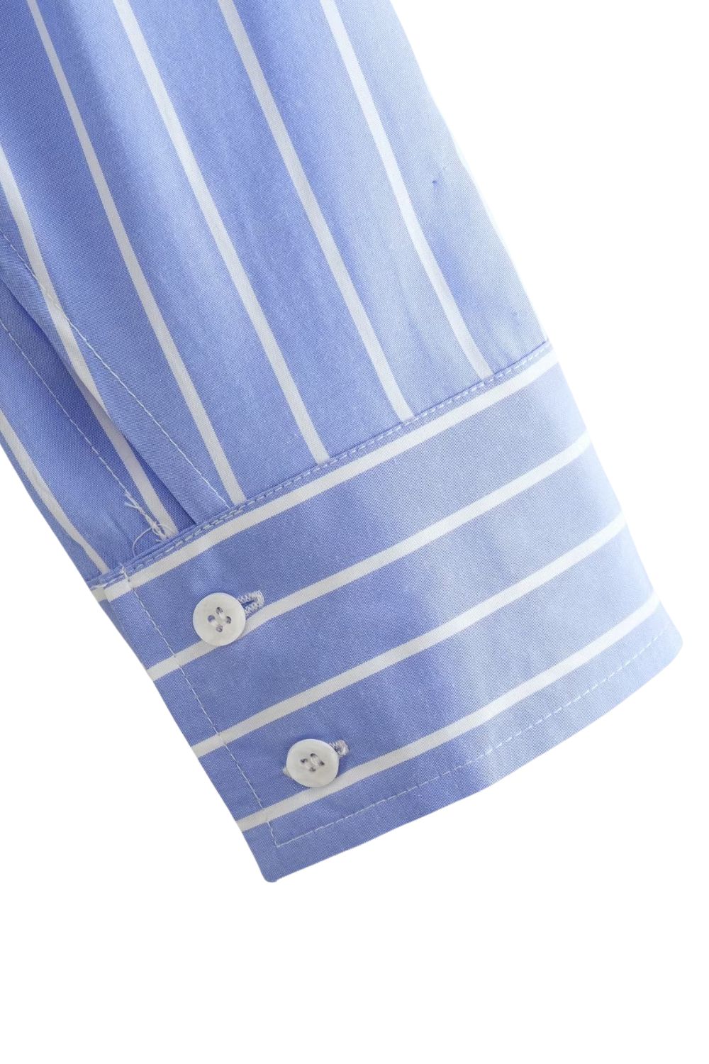 ‘Olga’ Long-sleeved Striped Shirt (2 Colors)