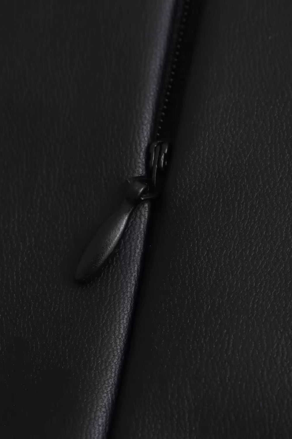 'Lillian' Buttoned Faux Leather Crop Top & Skirt Set (Sold Separately)