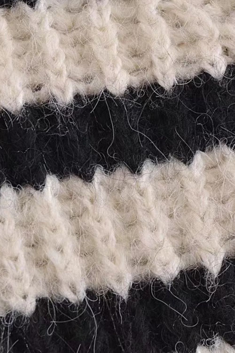 ‘ John’ V-Neck Striped Knit Cardigan