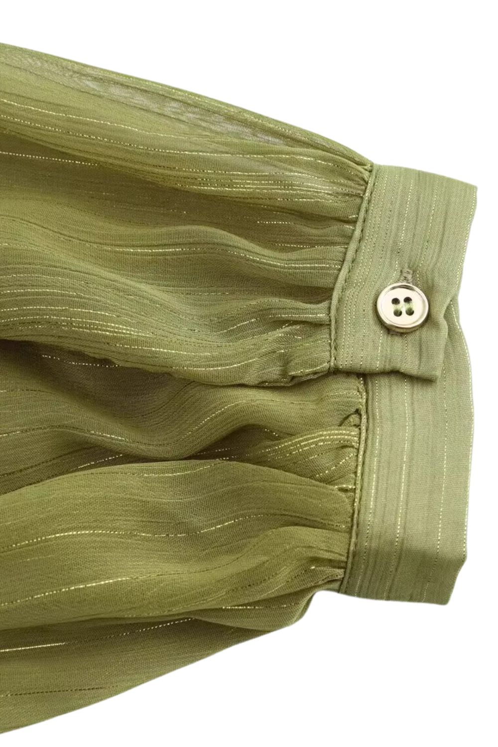 'Adriana' Silk-Thread Round-Neck Shirt