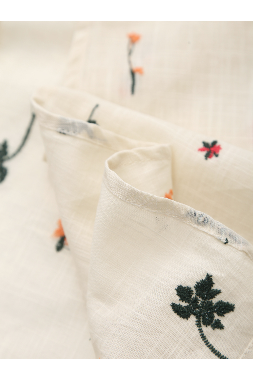 'Isabelle' Casual Iinen Embroidered Dress