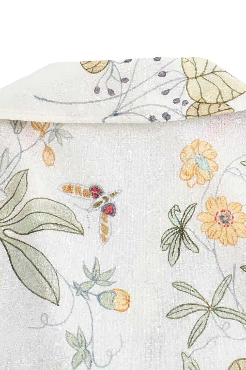 'Abigail' Versatile Simple Floral Print Long Sleeve Shirt