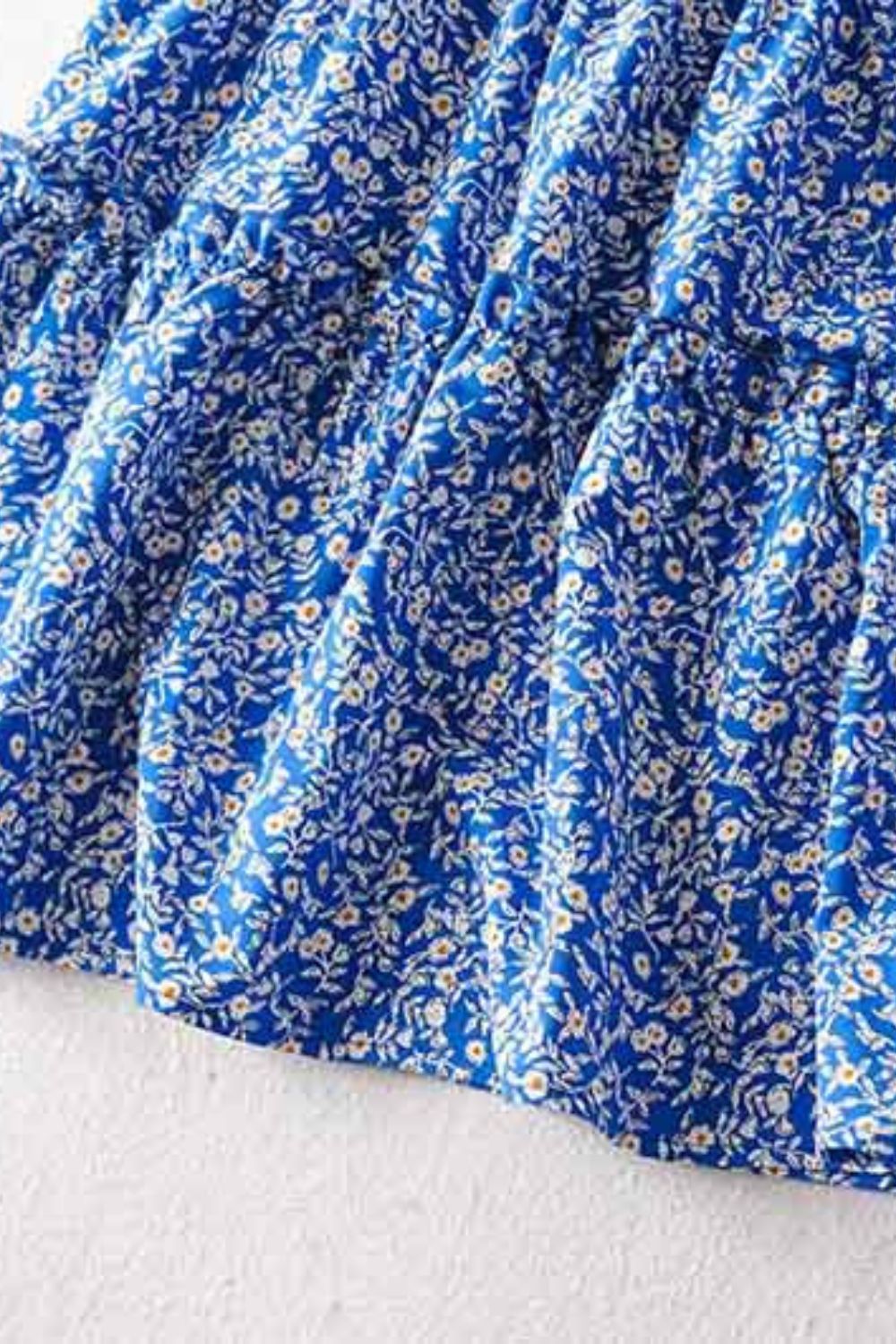 'Imogen' Pleated Floral Bustier Top & High-Waisted Skirt Set (5 Colors)