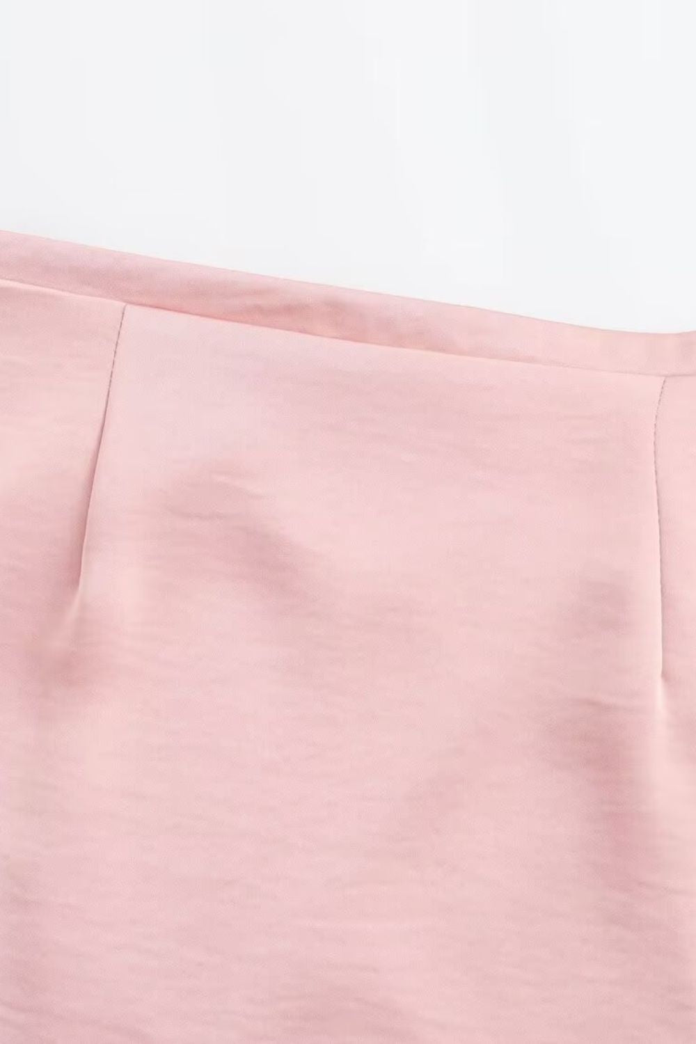 'Hannah' Patchwork Acetate Satin Midi Skirt (4 Colors)