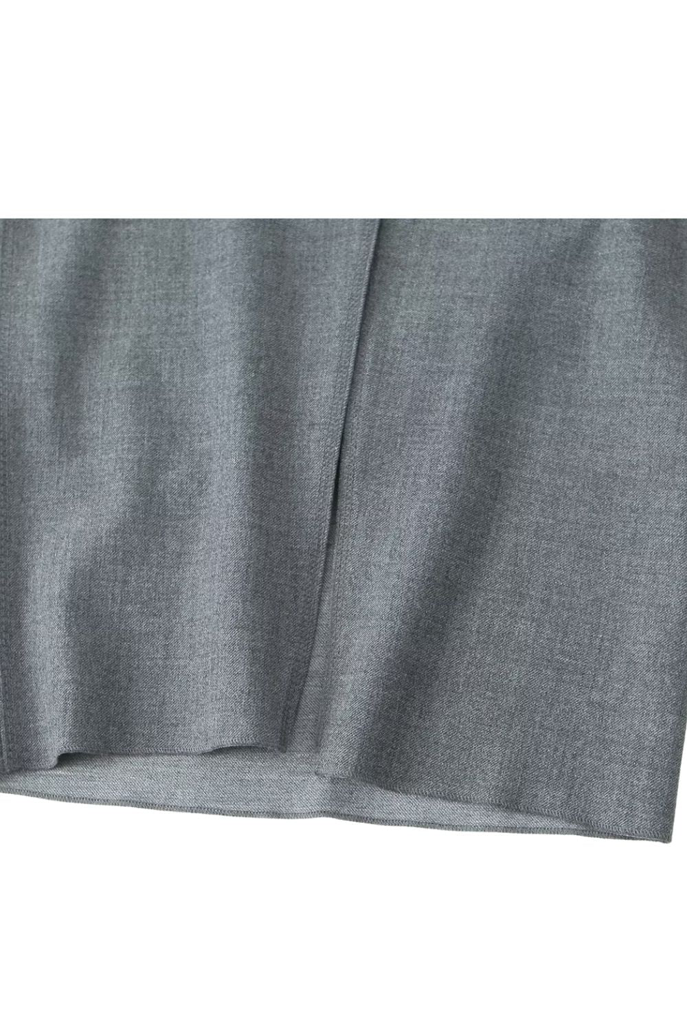 'Evelyn' High-Waisted Slim Fit A-Line Midi Skirt