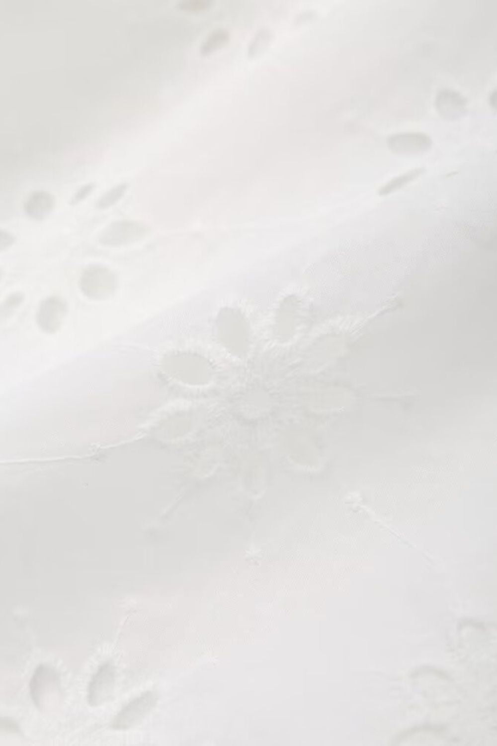 'Georgia' Simple Hollow Embroidered Skirt