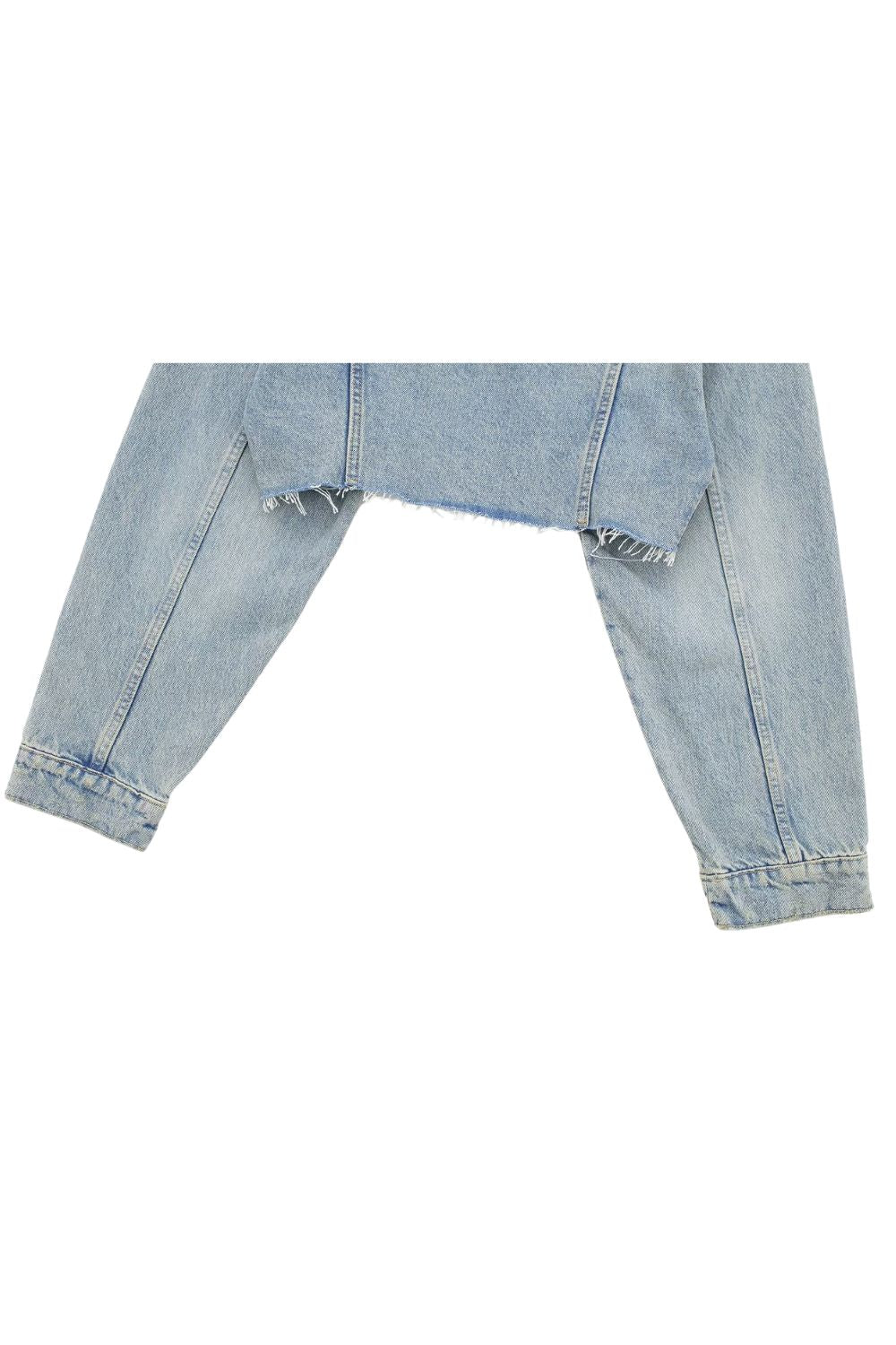 ‘ Ethan’ Hooded Denim Short Jacket