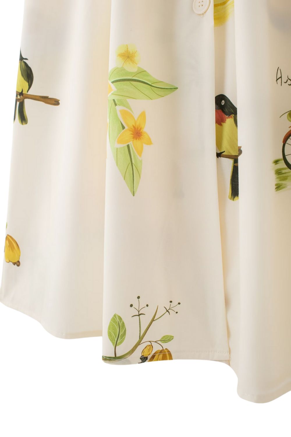 ‘Maisie’ V-neck Printed Shirt Short Sleeve Dress