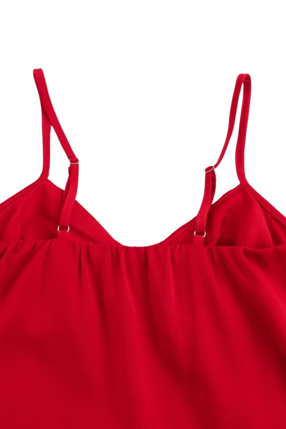 ‘Rosie’ Waist Cinched Pleated Strap MIdi Dress