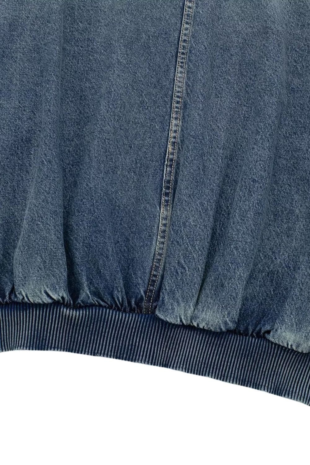 'Kayla' Loose Denim Pilot Jacket