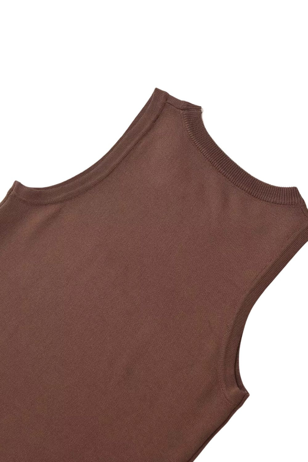 ‘Nora’ Sleeveless Patchwork Knit Vest