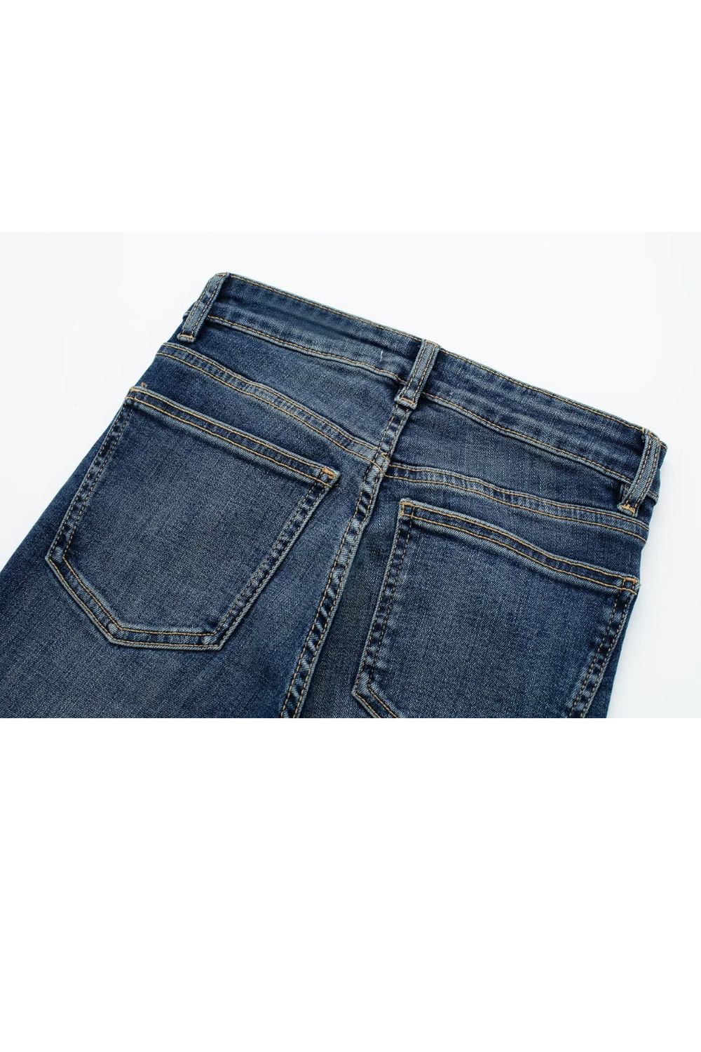 ‘Margarita’ Mid-Rise Long Flared Jeans