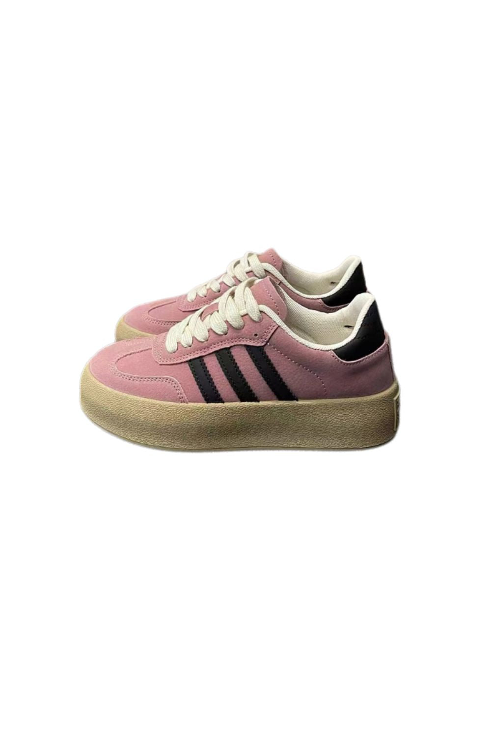 ‘Vicky’ Elevated Striped Casual Shoes (2 Color)