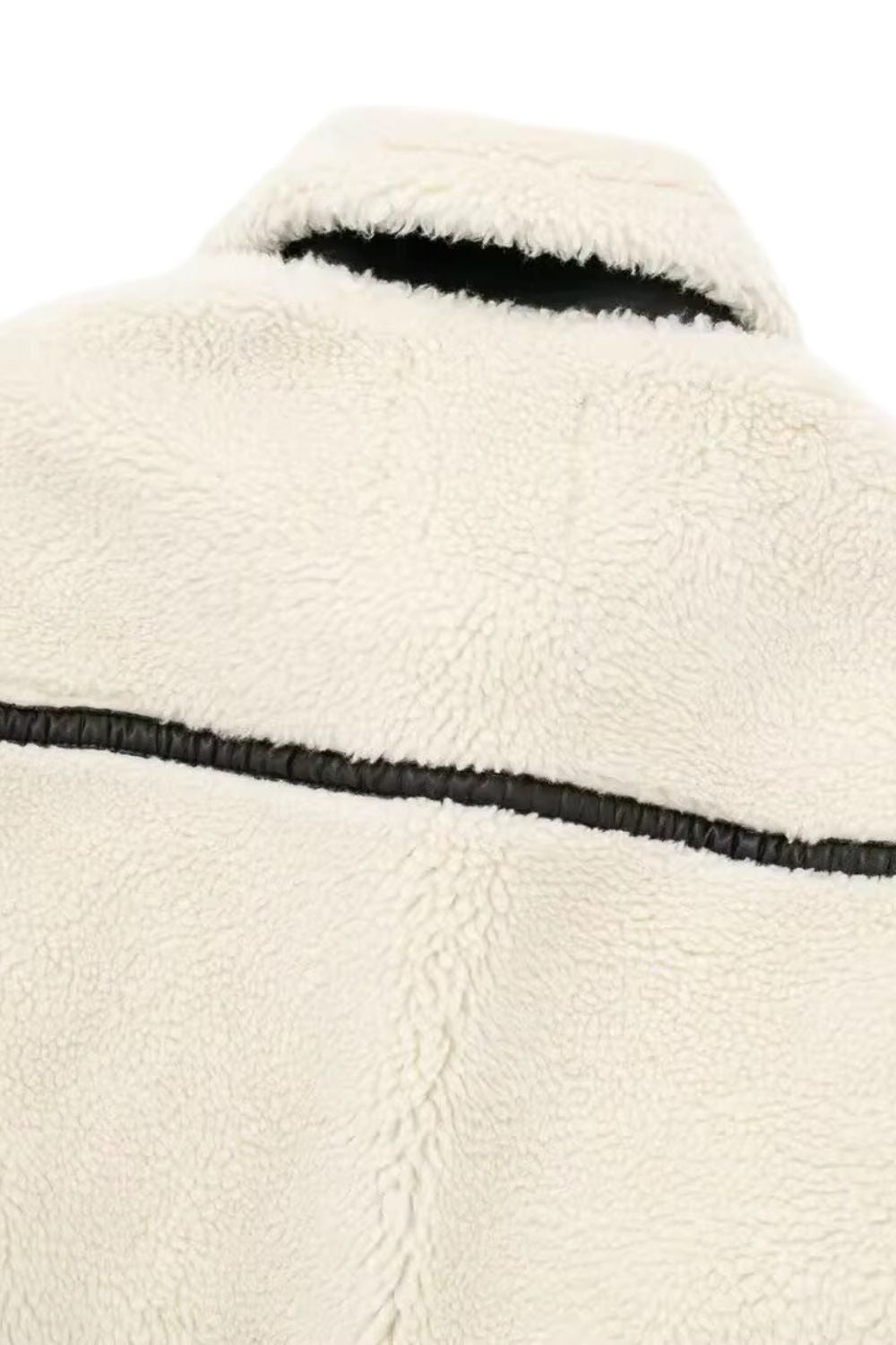 ‘Alaina’ Faux Fur Sherpa-Lined Jacket