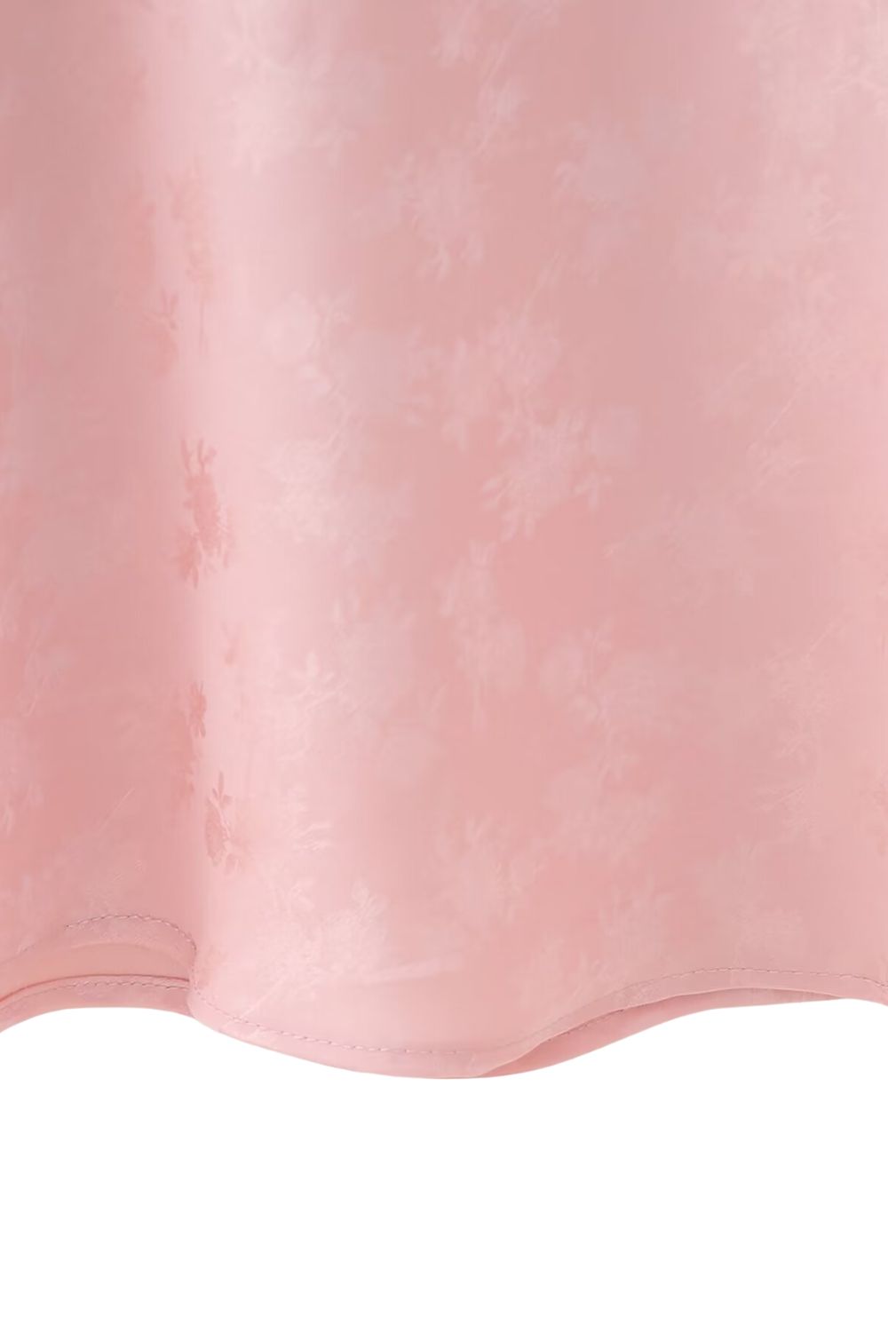 ‘Harriet' Slim Simple Satin Jacquard Skirt