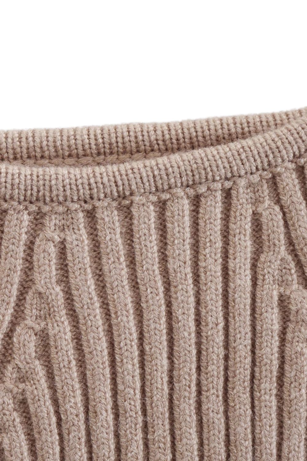 'Harriet' Off-Shoulder Knit Crop Top