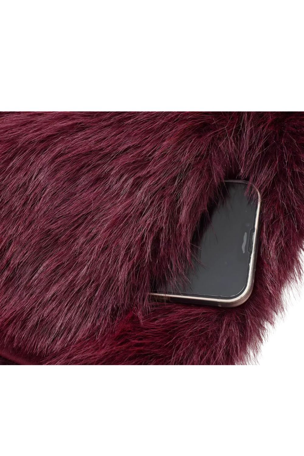 'Brittany' Faux Fur-Effect Short Jacket