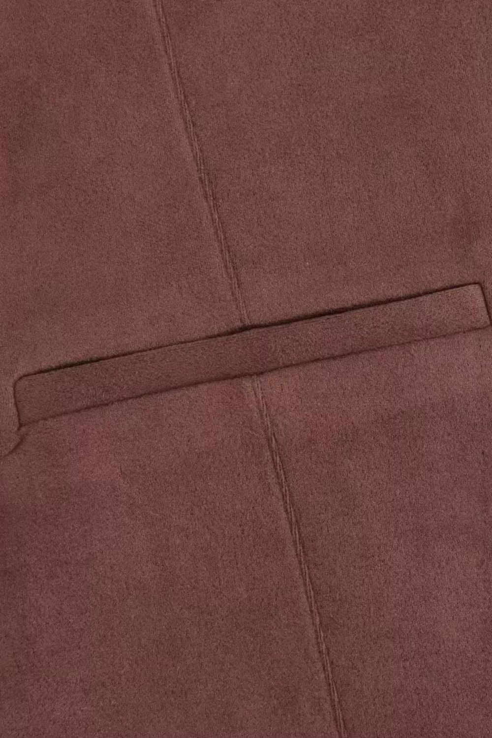 'Audrey' Suede-Texture Sleeveless Mini Dress