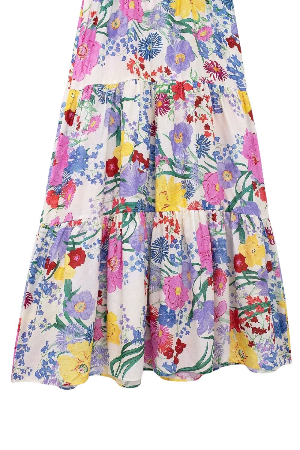 ‘Erin’ Casual Floral Print Midi Dress