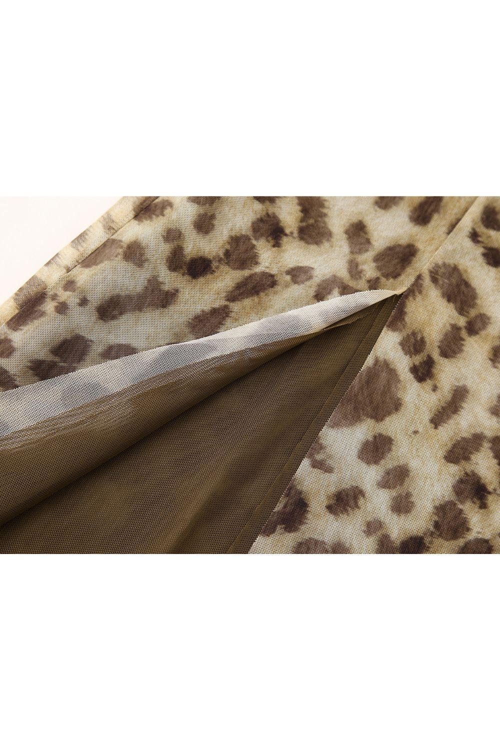 'Brooklyn' Printed chiffon-like Off-Shoulder Dress