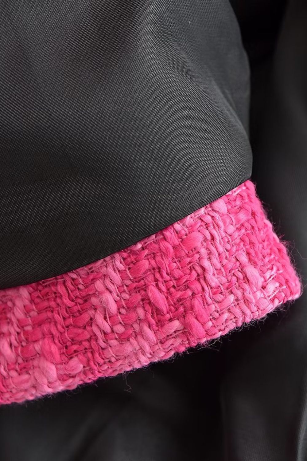 'Mackenzie' Quilted Round Neck Long-Sleeve Short Jacket