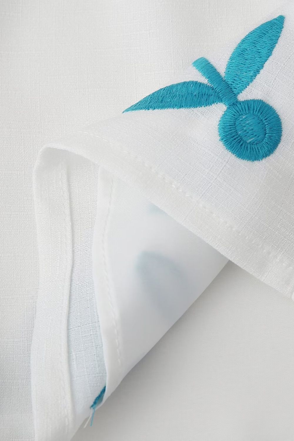 'Yevgeniya' Embroidered Short Sleeve Shirt & Shorts (Sold Seperately)