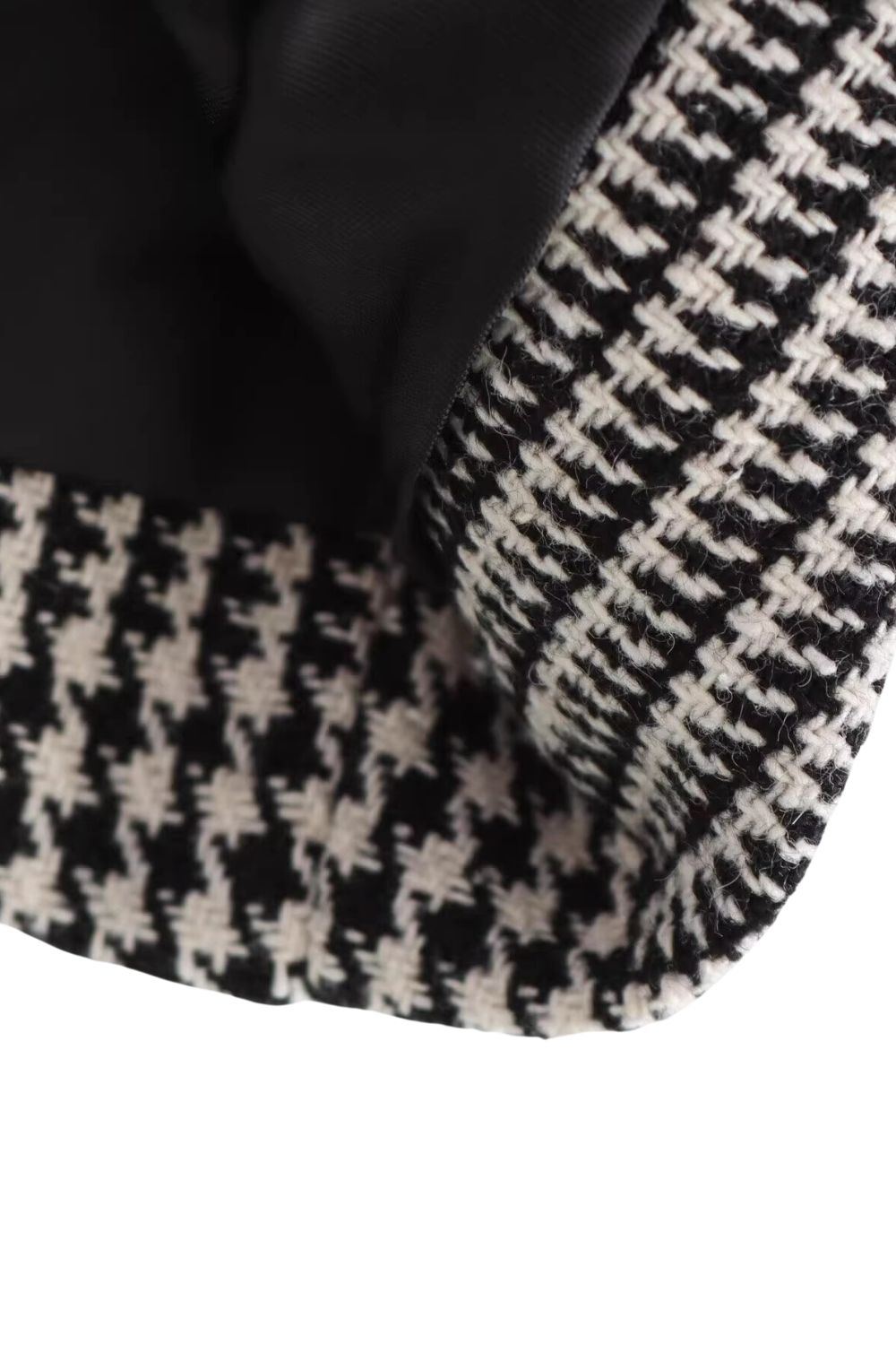 'Everly' Houndstooth Short Casual Blazer