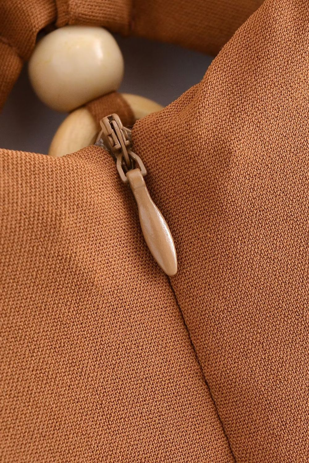 ‘Sarah‘ Solid Color Vintage Beaded Halter Strap Dress(7 Color)