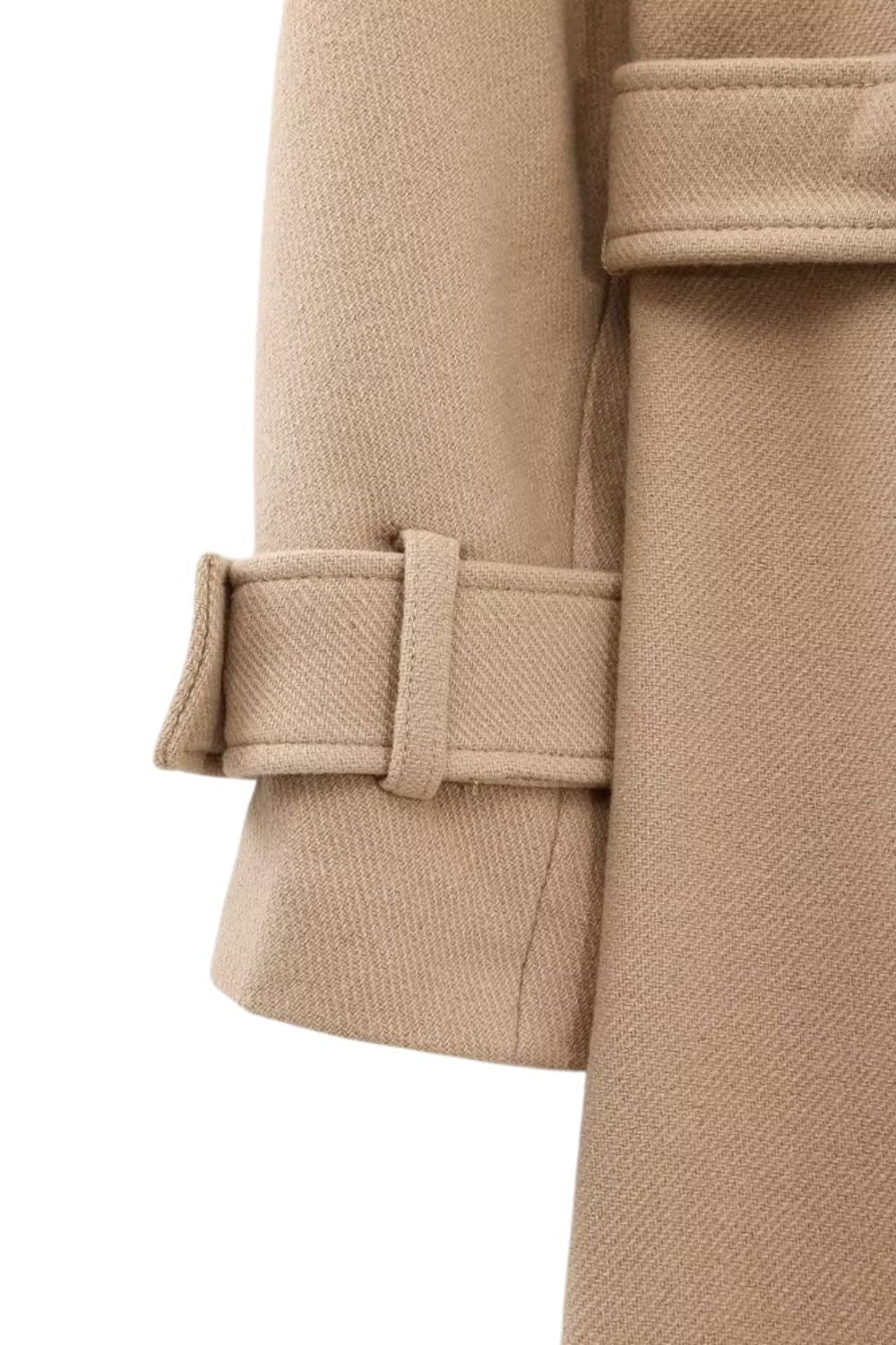 'Madison' Elegant Belted Long Coat