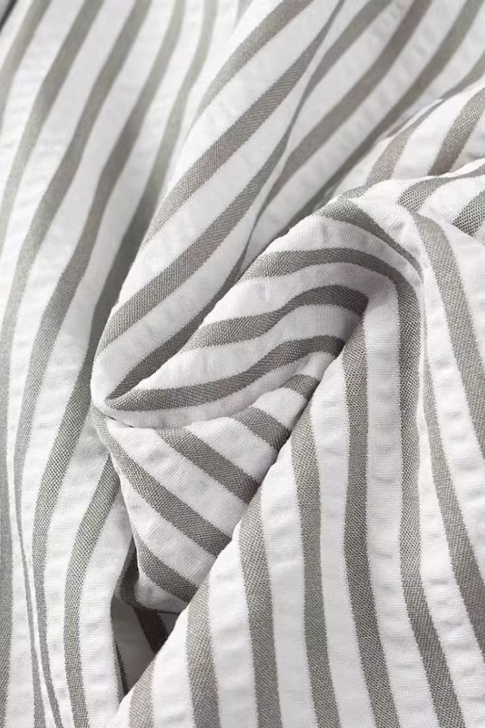 'Hilary' Collared Striped Long Sleeve Shirt